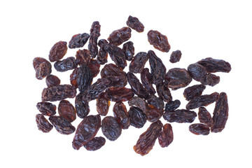 Raisins (Sultanas) isolated on white