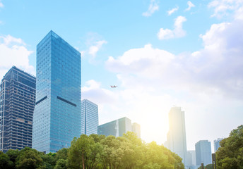 Fototapeta premium Windows of Skyscraper Business Office