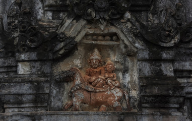 Statue of angels in Laos temple