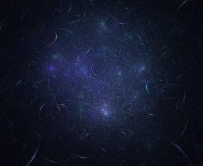 Beautiful colorful bubbles abstract background, fairytale style