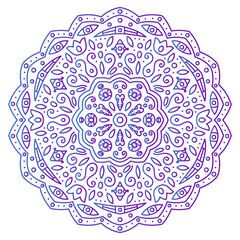 Abstract ornament. Vector illustration. Mandala.