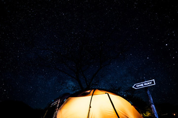 キャンプの夜