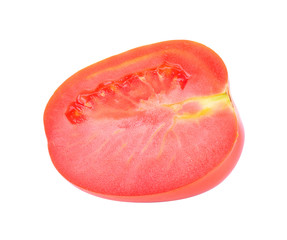 Tomatoes isolated on white background