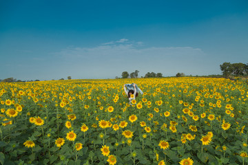 Free Happy young Woman Enjoying Nature. Beauty Girl Outdoor. freedom and Enjoyment..