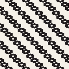 Vector seamless pattern. Modern geometric lattice texture. Repeating background grid