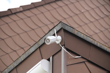 Überwachungskamera am Haus