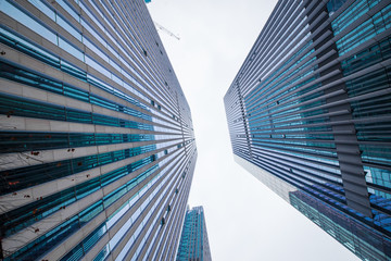 Fototapeta na wymiar business buildings