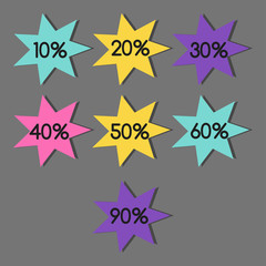 Vector illustration special offer big sale flayer card template special spring discount promotion poster.