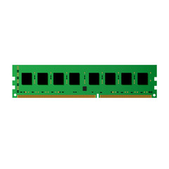 Flat green DDR3 memory for computer