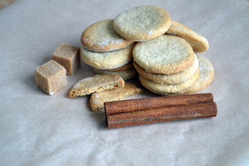 Handmade cookies in a nice plate