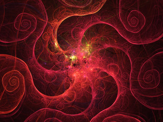 Abstract fractal background