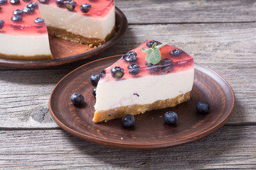 Cheesecake with blueberry