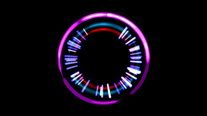 Abstract ring background with luminous swirling backdrop. Glowing spiral. The energy flow tunnel. shine round frame with light circles light effect. glowing cover. Space for your message.