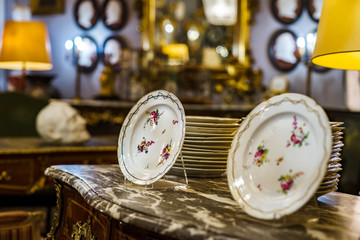 Antique shop interior, Bruxelles, Belgium