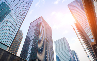 Obraz premium Windows of Skyscraper Business Office