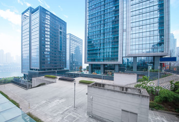 Windows of Skyscraper Business Office