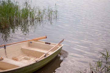 A boat near the shore
