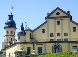 Fototapeta na wymiar Medieval architecture, beautiful castle background