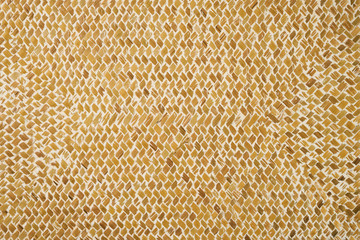 Wicker wattled straw handmade texture, abstract background, closeup