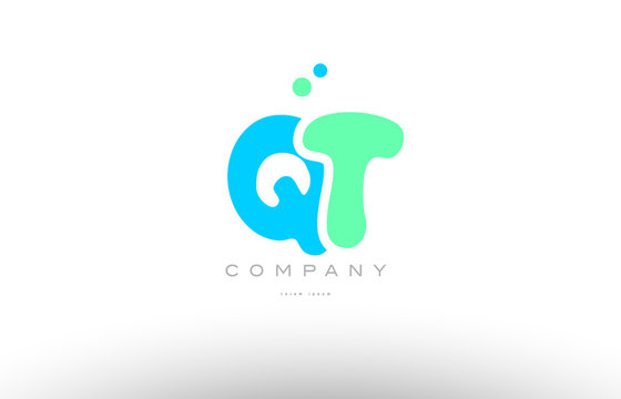 AAAAA Alphabet Letter Blue Green Logo Icon Design