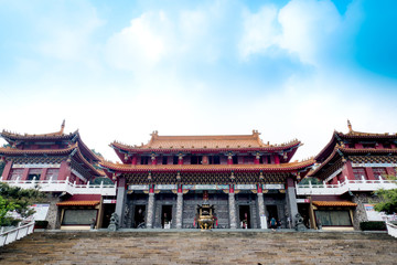 Wenwu Temple in Cloudy Day