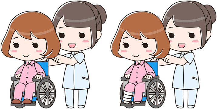車椅子 骨折 事故 入院 介護士 看護師 病院 保険 