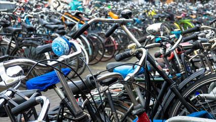 Viele Fahrräder, Hauptbahnhof Amsterdam