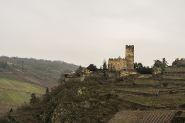 Burg Gutenfels am Rhein