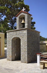 Monastery of Archangel Michael Panormitis on Symi island. Greece