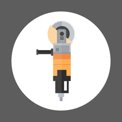 Angle Grinder Icon Working Hand Tool Equipment