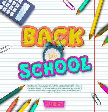 Back to school banner