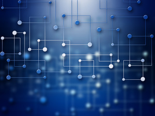 Fototapeta premium Concept of Network, internet communication