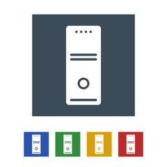 CPU Icon Isolated on White Background.vector illustration icon