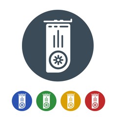 Graphic card Icon Isolated on White Background.vector illustration icon