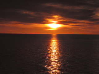 Fototapeta premium coucher de soleil a matane 12
