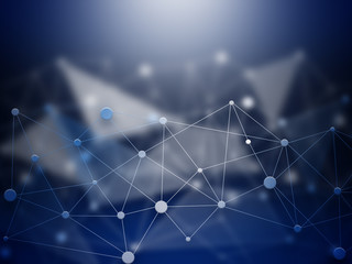 Obraz premium Concept of Network, internet communication 