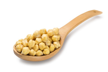 Cuchara con garbanzos