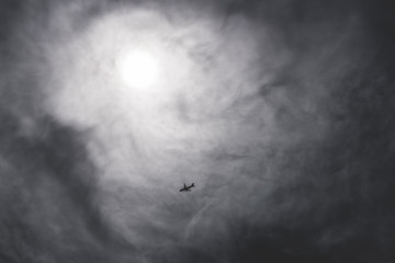 Through the dark clouds