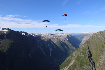 Skydiving in Norway