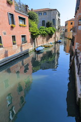 Venice - April 10, 2017: The view on Canal in Venice, on April 10, 2017 in Venice, Italy
