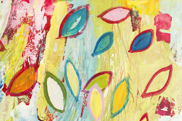 Detail of the Painting as a Background