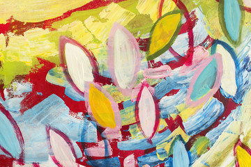 Detail of the Painting as a Background