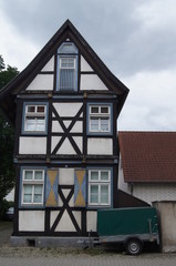 Schloss Neuhaus Innenstadt Fachwerhaus,haus, architektur, dach, bauwerk, zuhause, fenster, himmel, blau, historisch, hölzern, elsass, giebel, holz, weiß, fra, glas, tudor, pueblo, anlagen, 