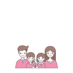 Family Character Vector Illustration