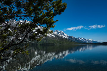 Fototapeta na wymiar The Lake in Grand Teton National Park