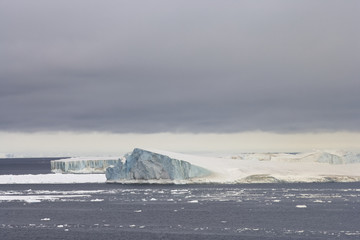 Tabular icebergs, Weddell Sea, Antarctica