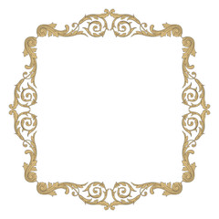 Vintage baroque ornament element