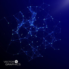 Abstract object in space.