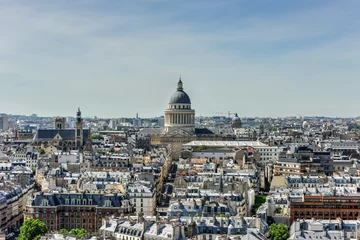Deurstickers Paris, France Skyline © demerzel21
