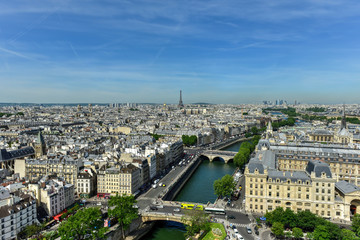 Paris, France Skyline